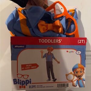 Disney Blippi Toddler Costume Set - Blue and Orange